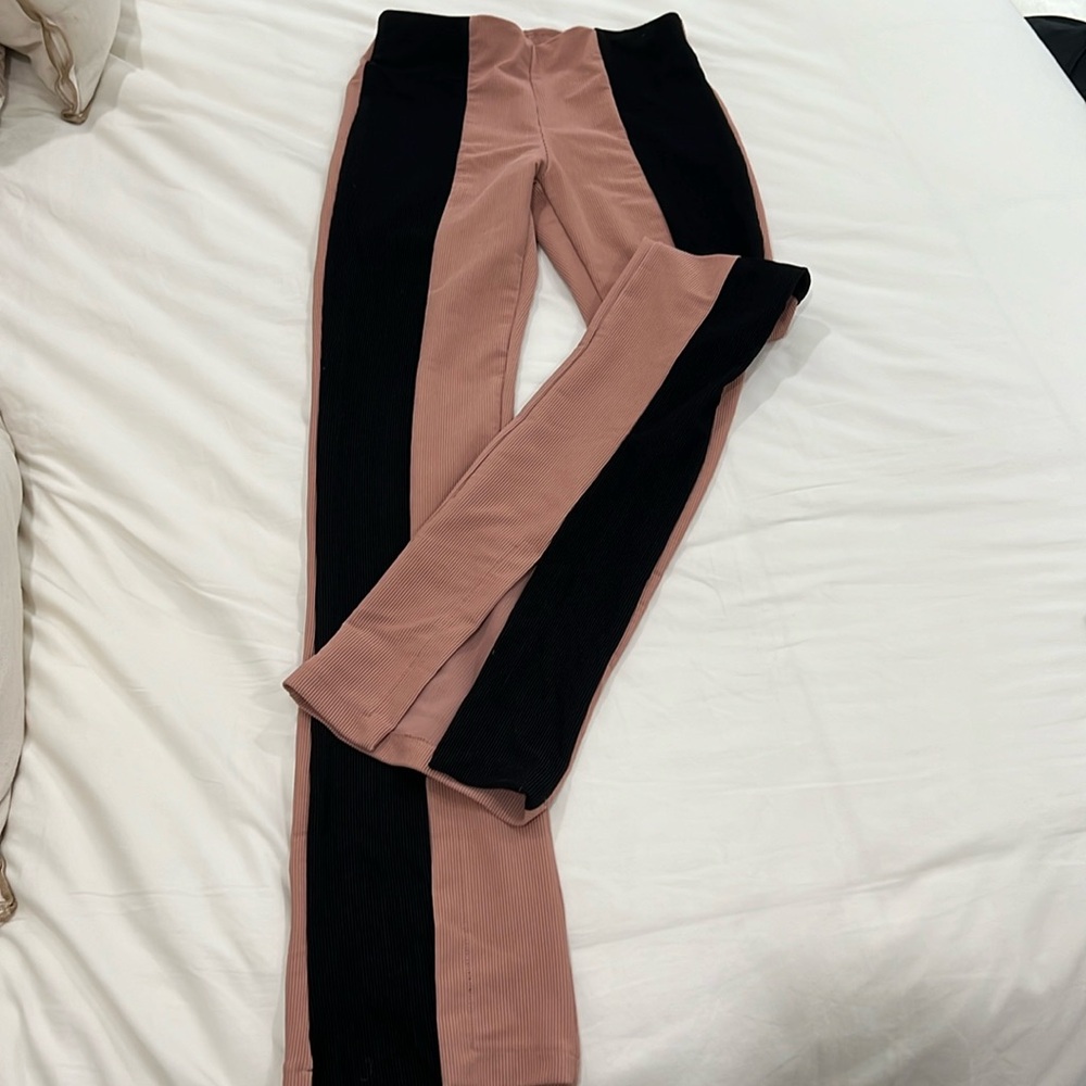 NEW FP Movement x Onzie Ribbed Flare Pants